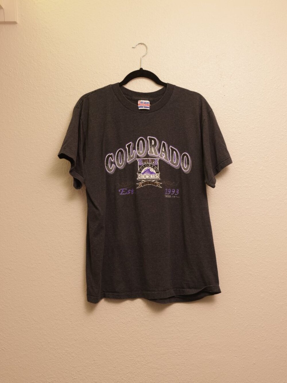 Vintage Trench 1993 Colorado Rockies Tee (L)